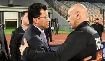تفاصيل النقاش الحاد بالامس بين الوزير وحسام حسن