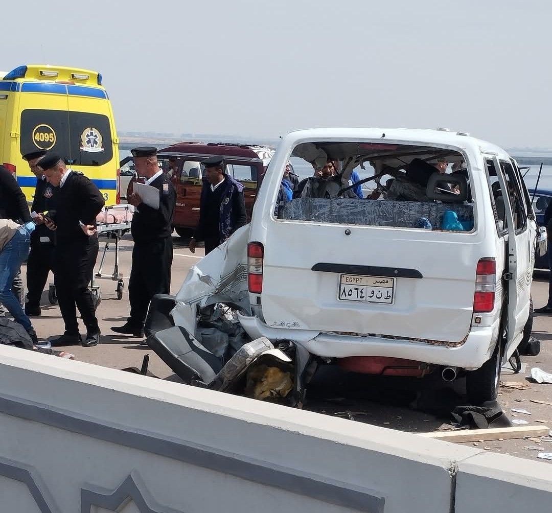 إصابات في حادث مروري بطريق الدولي الإسكندرية