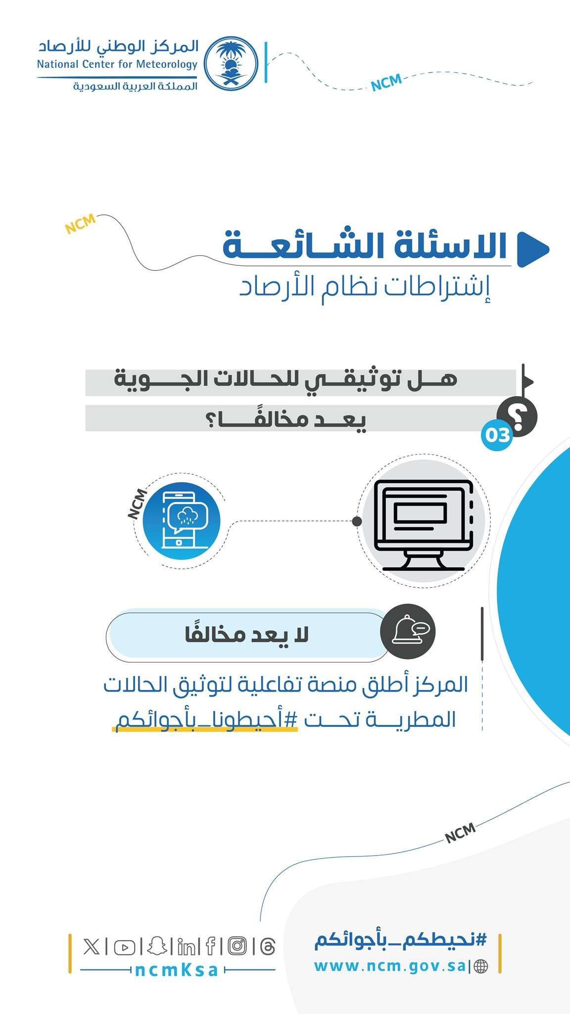 هل توثيق الحالات الجوية يعد مخالفًا ؟