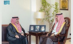 محافظ حفر الباطن يستقبل مدير stc بالجبيل