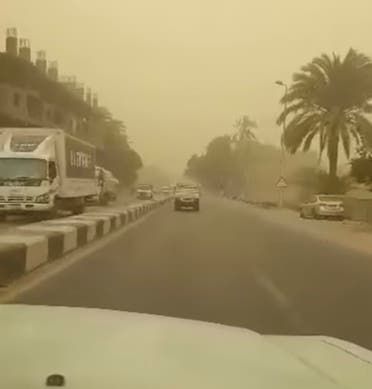 عاصفة ترابية في مصر (أرشيفية)