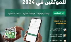 380 ألف عملية للموثقين المعتمدين خلال عام 2024