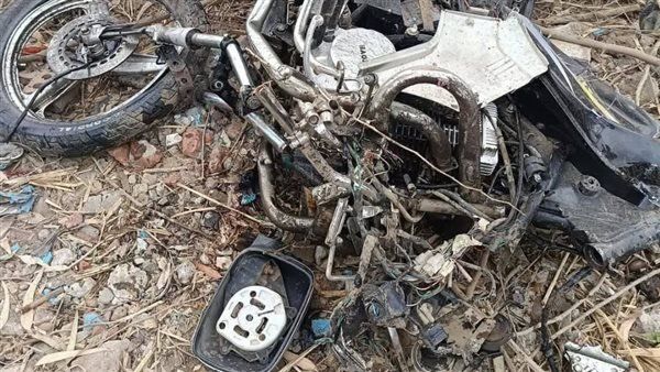 مصرع شاب في تصادم دراجة نارية وملاكي في المنوفية