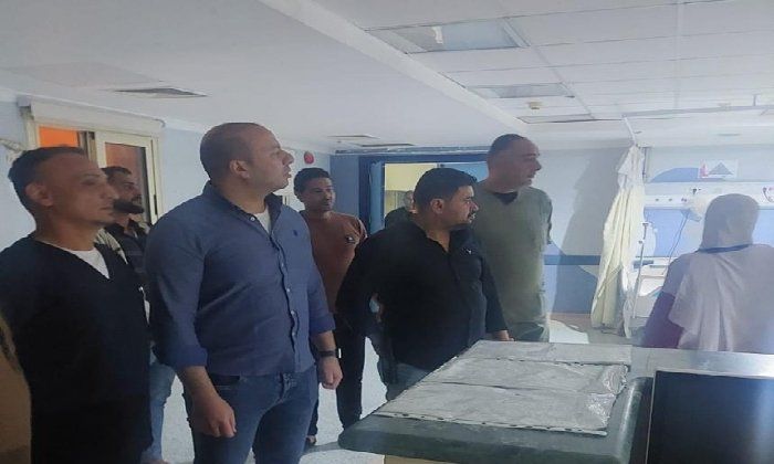 مدير صحة مطروح يُفاجئ مستشفى الحمام المركزي