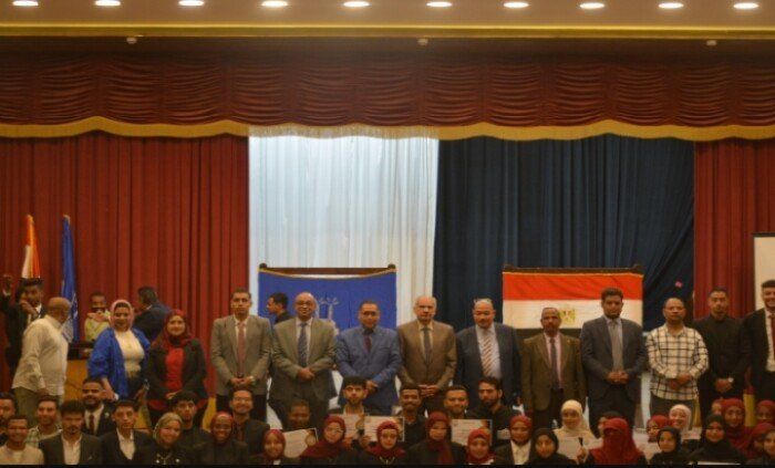 اختتام فعاليات الأنشطة الطلابية بجامعة أسوان