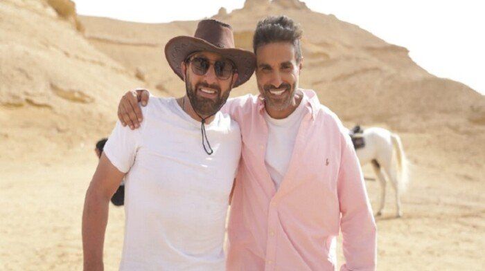 طرح البوستر الرسمي لفيلم «أحمد وأحمد» بطولة السقا وفهمي