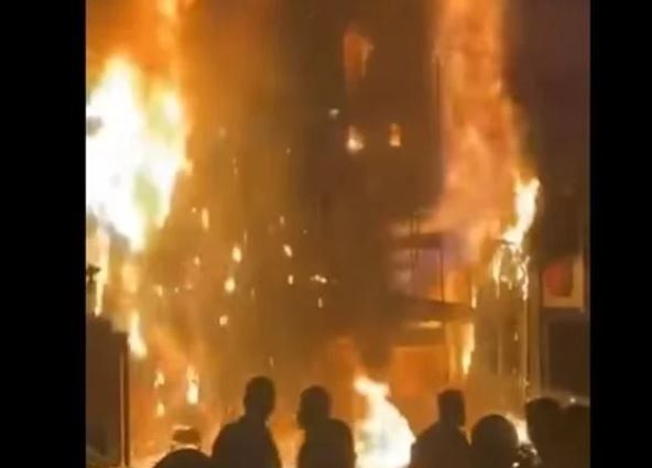 قرار عاجل من محافظ القاهرة بشأن حريق ميدان سفير بمصر الجديدة