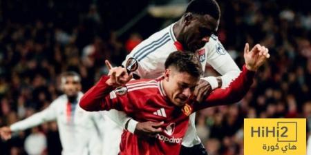 احصائيات الشوط الثاني من مباراة مانشستر يونايتد و ليون - عرب فايف