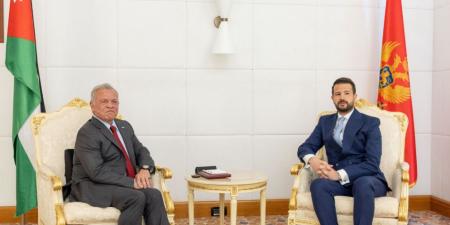 الملك يلتقي مع رئيس جمهورية مونتينيغرو - عرب فايف