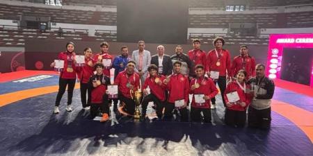 منتخب المصارعة الرومانية يحصد بطولة أفريقيا تحت 20 عاما - عرب فايف