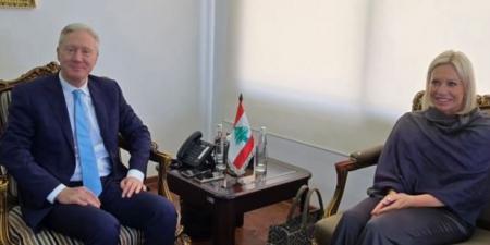 رجي بحث مع بلاسخارت بالمساعي لدفع إسرائيل لوقف اعتداءاتها وإنهاء احتلالها لأراض لبنانية - عرب فايف