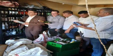 محافظة الجيزة تضبط 7000 زجاجة مشروبات كحولية داخل منشأة غير مرخصة بالشيخ زايد - عرب فايف
