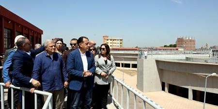رئيس الوزراء يتفقد محطة مياه المرشحة الملاحية الجديدة بطنطا - عرب فايف