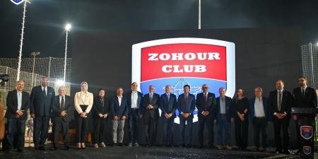 وزير الرياضة ورئيس نادي الزهور يفتتحان 9 ملاعب بفرع مدينة نصر - عرب فايف