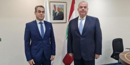 الحاج التقى نقولا صحناوي وبحثا في قضايا وملفات تتعلّق بقطاع الاتّصالات والتقى سفير هنغاريا - عرب فايف