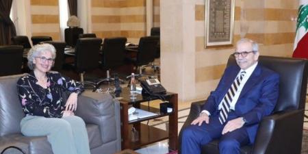 سلام التقى وزير التربية وبحث معها عدد من الملفات التربوية - عرب فايف