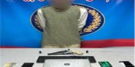 حبس عاطل لقيامه بسرقة الهواتف المحمولة فى الشرابية  - عرب فايف