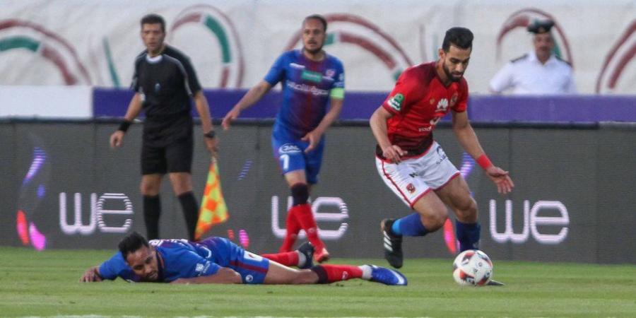 إنتهاء الشوط الأول بالتعادل الإيجابي 2/2 بين الأهلي وبتروجت - عرب فايف