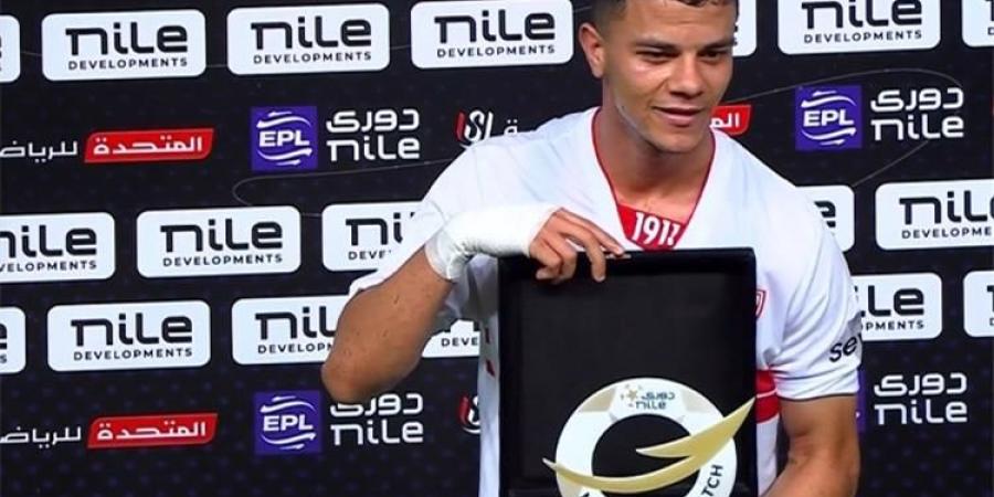 محمد شحاتة أفضل لاعب فى مباراة الزمالك والمصري البورسعيدي - عرب فايف