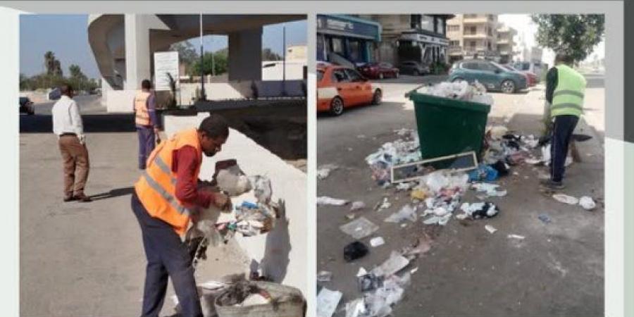 رفع ٧٤٤٨ طن قمامة من الإسماعيلية خلال أسبوع - عرب فايف