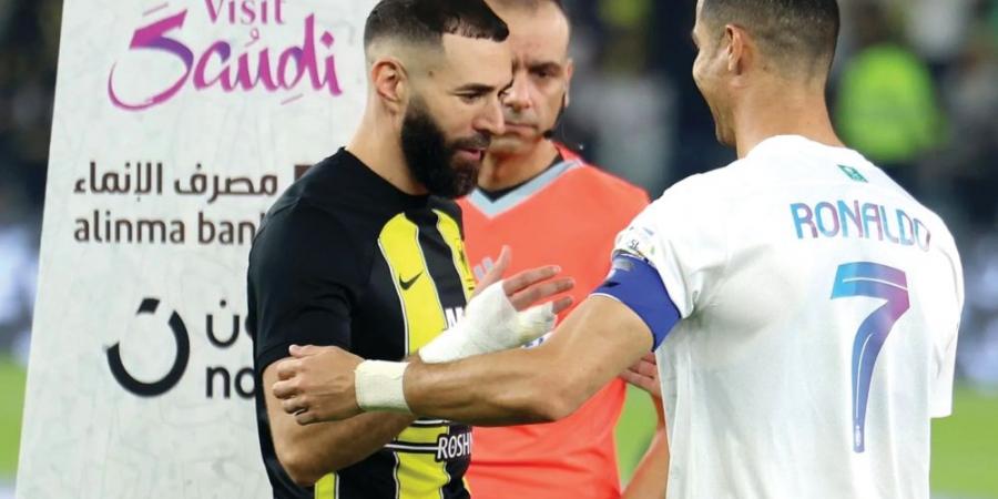 بنزيما ضد رونالدو.. قصة 7 مواجهات سابقة قبل كلاسيكو النصر والاتحاد  - عرب فايف