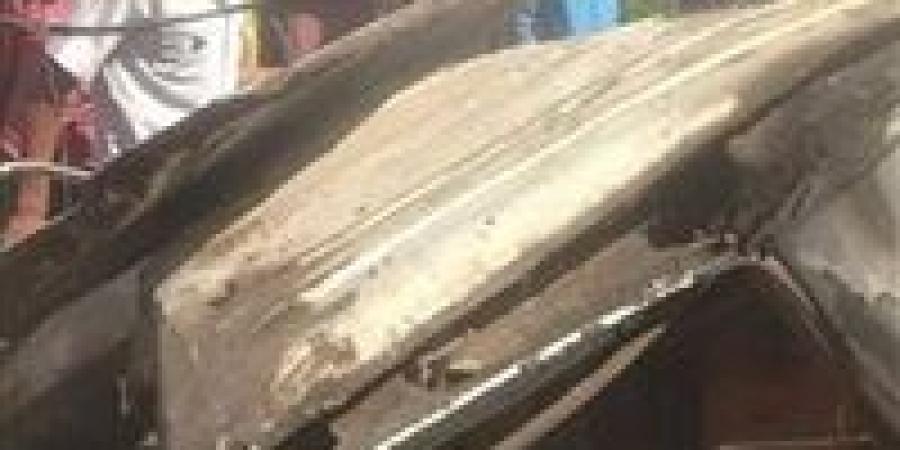 حادث تصادم سيارة ربع نقل وميكروباص فى طريق الروبيكي - عرب فايف