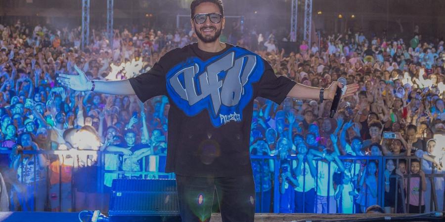 حمادة هلال يتألق باضخم حفلات الرييع فى أكتوبر  - عرب فايف