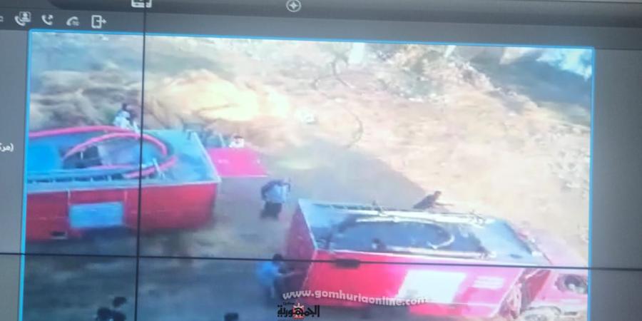 محافظ الغربية يتابع جهود التعامل مع حريق شونة الكتان - عرب فايف