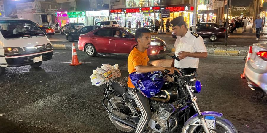 مرور البحر الأحمر يشّن حملة كبرى لضبط الموتوسيكلات المخالفة - عرب فايف