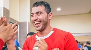 عبد الرحمن فيصل يتألق في نهائي كأس اليد بين الأهلي والزمالك