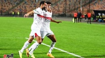 إيشو يسجل الهدف الثاني للزمالك في شباك بتروجت!