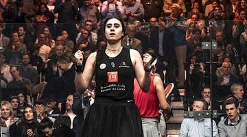 نور الشربينى تبرز في بطولة العالم للاسكواش بالولايات المتحدة