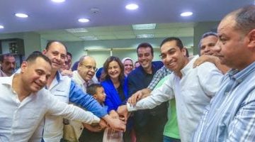 فرحة فوز الشاذلي بعضوية النقابة: احتفالات اليوم السابع وصوت الأمة
