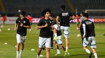 منتخب الشباب يستعد لمباراة المغرب بعد انتهاء التمارين