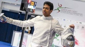 أحمد هشام يحقق التأهل إلى دور الـ64 في كأس العالم بسلاح السيف بإسبانيا