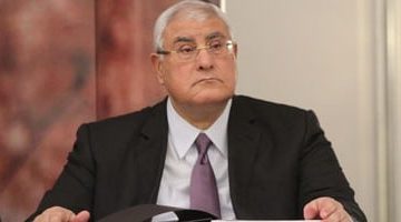تشييع جثمان شقيق عدلي منصور من مسجد الشرطة بأكتوبر