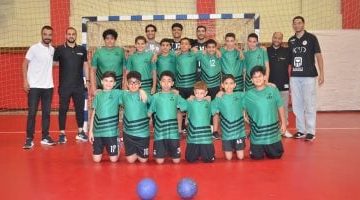 تدريبات ناشئي سيتي كلوب مع منتخب مصر لكرة اليد قبل كأس العالم
