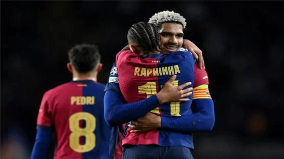 برشلونة تستنكر مدح أنشيلوتي لريال مدريد وتطالب بحلول عاجلة لرفع الظلم عن رافينها