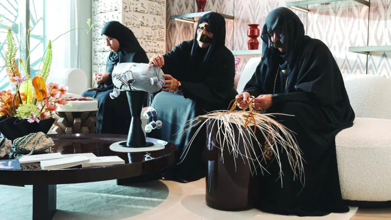 إرثي: احتفاء بالمرأة الإماراتية عبر فنون الحرف التقليدية