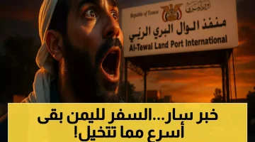 ثورة السفر: منفذ الطوال حرض يختصر الوقت والتكاليف بصورة مذهلة