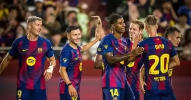 نجوم برشلونة: راشفورد وأولمو يتألقان ضد رايو فاليكانو في الليغا