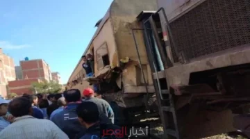 حادث قطارين بالإسكندرية: إصابة 4 أشخاص في تصادم مروع