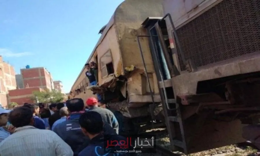 حادث قطارين بالإسكندرية: إصابة 4 أشخاص في تصادم مروع