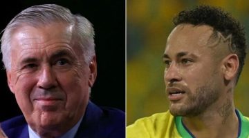 أنشيلوتي يوضح موقفه من انضمام نيمار لمنتخب البرازيل