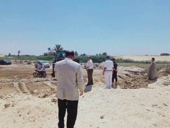 إجراءات سريعة لحماية مقابر ميدوم من خطر مياه التسرب