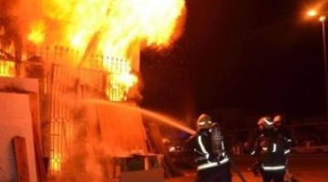 إخماد حريق في 3 منازل بكفر شكر دون تسجيل إصابات