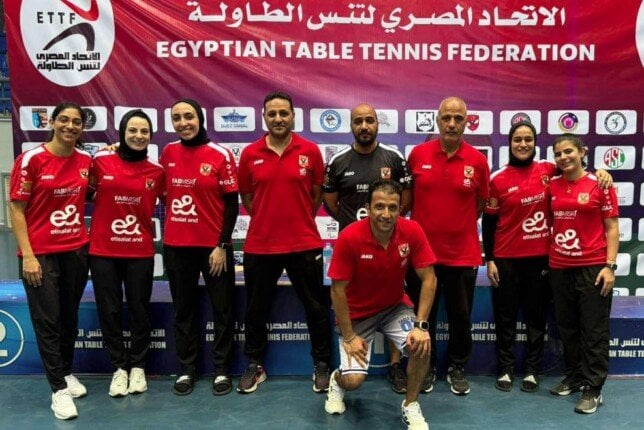 العملاقان الأهلي وبتروجت يتألقان في بطولة الجمهورية لتنس الطاولة
