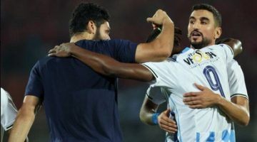 الكرتي يمنح بيراميدز التفوق على الأهلي في الشوط الأول