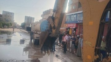 انقطاع مفاجئ لمياه أبوتشت بسبب كسر في الخط الرئيسي