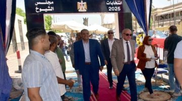 تفقد محافظ الأقصر لجان انتخابات الإعادة في مدرسة وادي الملكات الابتدائية